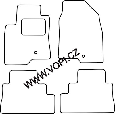 Autokoberce Opel Antara 12/2006 -  Autofit (3454)